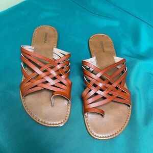 Sonoma Women's Tan Strappy Sandals